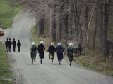 Amish People Visiting Middle Creek Wildlife Management Area a 5,000 Acre Preserve Started in 1966 Reprodukcja zdjęcia autor Ira Block Amish People Visiting Middle Creek Wildlife Management Area a 5,000 Acre Preserve Started in 1966 Reprodukcja zdjęcia autor Ira Block
