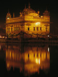 The Golden Temple is Reflected in a Pool of Holy Water Photographic Print by James P. Blair