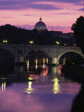 The Tiber River and the Dome of St Photographie par Richard Nowitz