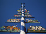 A View of Munich's Maypole with the Professions of the City Symbolised Photographic Print by Taylor S. Kennedy