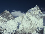View of Mount Everest and Mount Nuptse Photographie par Gordon Wiltsie