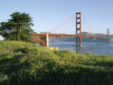 The Golden Gate Bridge Looms above Fort Point Photographic Print by Rich Reid