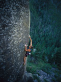 Escalade dans le canyon Montanas Hyalite Photographie par Gordon Wiltsie
