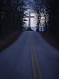 The Cross in Sewanee is a Memorial to Soldiers Who Died Last Century Photographie par Stephen Alvarez