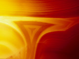Close View of Red Agate Backlit to Show the Structure of the Rock Photographic Print by Brian Gordon Green