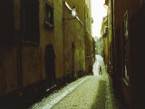 Narrow Street in Stockholm Photographic Print by Cotton Coulson