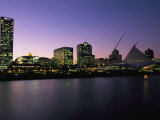 The Milwaukee Skyline at Twilight Photographic Print by Medford Taylor