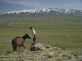 Ranch de famille, à l'est des montagnes Ruby Photographie par Phil Schermeister