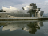 Museo Guggenheim de Bilbao, obra del arte abstracto de Frank Gehrys Lámina fotográfica por Kenneth Garrett
