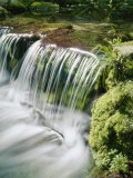 Close View of a Small Waterfall on Fern Creek Photographic Print by Marc Moritsch