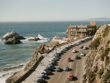 World Famous Cliff House Restaurant as Seen from Sutro Heights Photographie par Joseph Baylor Roberts