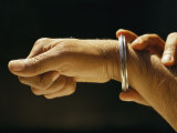 Indias Sikhs are Recognized by a Steel Bangle Worn on Their Wrist Fotografie-Druck von James P. Blair