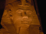 A View of the Great Sphinx at Night, Lit by a Light Show Photographie par Bill Ellzey