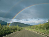 Double Rainbow over the Denali Highway Photographic Print by Rich Reid