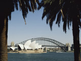 Vue de l'opéra de Sydney et de Harbour Bridge Photographie par Bill Ellzey