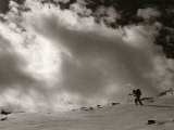Ski de fond sur le pic Hesperus, montagnes San Juan, Colorado Photographie par Bill Hatcher