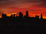 The Sun Rises over the Skyline of Kansas City, Missouri Photographic Print by Stephen Alvarez