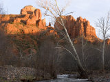 Scenic View of Red Rock Crossing near Sedona Photographic Print by Charles Kogod
