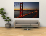 Ponte Golden Gate Mural por Vincent James Ponte Golden Gate Mural por Vincent James