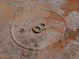Detail of a Rusted Piece of Metal Found in a Junkyard Fotografisk tryk af Jim Webb Detail of a Rusted Piece of Metal Found in a Junkyard Fotografisk tryk af Jim Webb