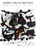 Homage a Joan Prats 1972 Collectable Print by Joan Miró