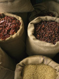 Herbs and Spices Sold at a Market Photographic Print by Todd Gipstein