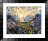 The Sun, 1912 Art by Edvard Munch