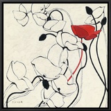 Filament de Vie II Framed Canvas Print by Shirley Novak