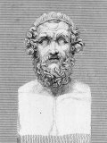 Bust of Homer, Ancient Greek Poet Premium Photographic Print by George Cooke