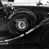 Spare Tire Stored on Side Fender of an Automobile Photographic Print by Walker Evans