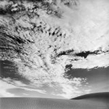 Cloud Covered Open Sky over Desert Landscape Photographic Print by Andreas Feininger