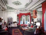 Living Room of the Vertes Suite, Decorated by Lady Mendl, at the Plaza Hotel Premium Photographic Print by Dmitri Kessel