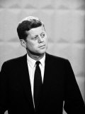 Democratic Presidential Candidate John F. Kennedy During Famed Kennedy Nixon Televised Debate Photographic Print by Paul Schutzer