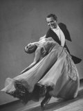 Frank Veloz and Yolanda Casazza, Husband and Wife, Top U.S. Ballroom Dance Team Performing Photographic Print by Gjon Mili