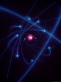 Design of the Atom Created in a Lab at Columbia University Photographie par Fritz Goro
