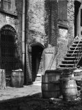 Barrels and Staircase in Alley on the Bowery, New York Premium Photographic Print by E O Hoppe Barrels and Staircase in Alley on the Bowery, New York Premium Photographic Print by E O Hoppe