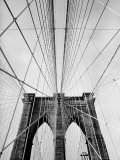 Detail of the Brooklyn Bridge Photographie par Alfred Eisenstaedt