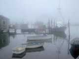 Foggy Morning in Menemsha Harbor on Martha's Vineyard Premium Photographic Print by Alfred Eisenstaedt Foggy Morning in Menemsha Harbor on Martha's Vineyard Premium Photographic Print by Alfred Eisenstaedt