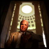 Senator John McCain at US Capitol Photographic Print by Ted Thai