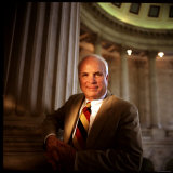 Senator John McCain at US Capitol Photographic Print by Ted Thai