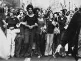 Parade Down Fifth Avenue on the 50th Anniversary of the Passage of the 19th Amendment Photographic Print by John Olson