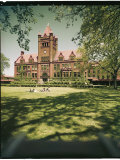 Front of New Trier High School Premium Photographic Print by Alfred Eisenstaedt