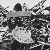 Delevan Scrap Metal Harvest Photographic Print by Gordon Coster