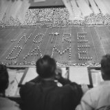 View of a Notre Dame Football Game Photographic Print by Mark Kauffman
