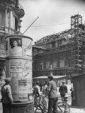 Advertising For Theater Productions Premium Photographic Print by Nat Farbman