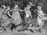 Illustration by of Children Dancing Around the May Queen in May Day Celebration Premium Photographic Print Illustration by of Children Dancing Around the May Queen in May Day Celebration Premium Photographic Print