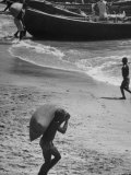 Loading Cocoa, Accra Gold Coast Premium Photographic Print by Alfred Eisenstaedt