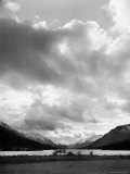 Clouds Dominating Beautiful Country Scene with Lake Premium Photographic Print by Nat Farbman