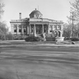 Exterior of Carnegie Public Library Photographic Print by Walker Evans