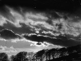 Clouds Dominating Country Scene at Dusk in Region Where Wordworth Lived and Wrote His Poems Premium Photographic Print by Nat Farbman